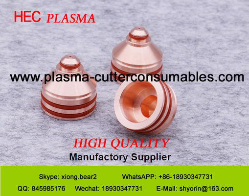 गुणवत्ता  Plasma Torch Consumables 100A Nozzle 277284 / Electrode 277282 / Shield 277286 Spirit 275 फैक्टरी