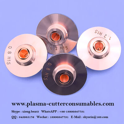 D28 M11 लेजर कटिंग नोजल सिंगल डबल लेयर कॉपर संक्षारण प्रतिरोधी WSX हान के Hongshan लेजर सिर के लिए