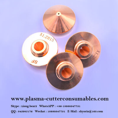 DM28 M11 1.2 मिमी फाइबर लेजर कटिंग मशीन के लिए कॉपर लेजर नोजल